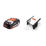 Yard Force Mähroboter NX60i bis zu 600 qm - Selbstfahrender Rasenmäher Roboter mit WLAN-Verbindung, App-Steuerung, iRadar Ultraschallsensor, Kantenschneide-Funktion, LCD-Bedienfeld mit schwarz Garage