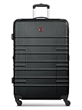 WENGER Check-in Koffer für Damen und Herren | großer XL Trolley 51 x 30 x 75 cm aus hochwertigem, stoßfestem ABS Material | Erweiterbar & Teleskopgriff| Amplar Evo Serie