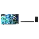 Samsung QLED Q60D Fernseher 85 Inch, TV with Quantum Prozessor Lite 4K, German Model, HW-B540 2.1-Kanal B-Soundbar, Dolby 2.0