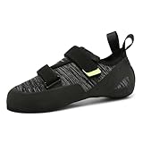 ZHENSI Kletterschuhe Herren Damen Indoor Anfänger Klettern Bouldern Trainingsschuhe,Grün,43 EU