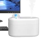 Luftbefeuchter - Leiser Luftbefeuchter Für Büro & Zuhause - Tragbarer Diffusor Mit 2 Stufen & Astronauten-Design Für Hotel Auto Schreibtisch