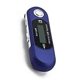 Sujurio Mini-MP3-Player, USB 2.0, Kleines Flash-Laufwerk, Mehrsprachiger LCD-Musikplayer mit 3,5-Mm-Audiobuchse, Automatische Abschaltung, Langlebig, Einfach zu Bedienen (B)