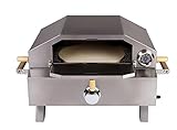 Tisch Gas Pizzaofen Grill Bologna 3,5 kW max Temperatur 300 Grad Piezozündung