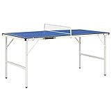 Ping Pong 5 Feet Ping Pong Tisch mit Netz 152x76x66cm Blau Sporting Goods