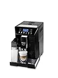 De'Longhi Eletta Evo ECAM 46.860.B Kaffeevollautomat mit LatteCrema Milchsystem, Cappuccino und Espresso auf Knopfdruck, LCD Display und Sensor-Touch-Tasten, schwarz