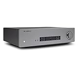 Cambridge Audio CXA61-60 Watt separater integrierter Stereo-Verstärker HiFi-System mit Bluetooth aptX HD und ESS Sabre DAC - Lunar Grey