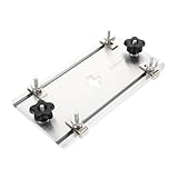 Lurrose Holzbearbeitungssäge Jig Saw Seteilplatte Elektrische Sägen -einsatzplatte Holzbearbeitungswerkzeuge Flip Board Elektrische Schablone Sägeeinsatzplatte Silver Aluminiumlegierung