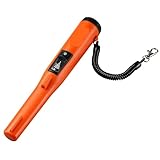 DIKAMAN Metalldetektoren, Metalldetektor Pinpointer Wasserdichter Hand-Pinpointer-Stab 1,96'/4,5' Erkennungstiefe 3 Modi for Erkennen Für Strand und Goldsuche