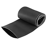sourcing map Wasserdicht Schrumpfschlauch 60mm Durchm 98mm Flache Breite Schrumpfverhältnis 2:1 Kabelschutzschlauch for Elektrische Isolierung Schlauch 1m Länge PE Schrumpfschlauch Schwarz