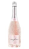 Freixenet Italian Rosé Extra Trocken (1 x 0,75 l) italienischer Spumante aus Veneto in eleganter Designerflasche mit kristallgeschliffener Diamantoptik, extra trocken und fruchtig im Geschmack