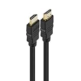 EWENT HDMI-Kabel mit Ethernet, unterstützt 4K 30 Hz, UHD 2160p, Ultra HD 1080p, 3D-Video für XboxOne, PS4, Fernseher, Computer und Monitor, 2 Meter