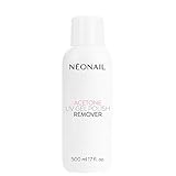 NÉONAIL UV Gel Nail Polish Remover - Aceton 500 ml - Nagellackentferner - Shellac Entferner - Aceton UV Nagellack Entfernen - Gelnägel Entferner