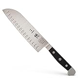 GÜDE Solingen - Santoku mit Kulle geschmiedet, 18 cm, POM schwarz, ALPHA, Doppelkropf, Handmade Germany