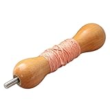 Sinew Puller, Tie Dye Sinew Pulling Device with Connector, Wooden Handmade Accessory, Adult Beginners, Clothing Design, Staining, Craft, Textile Art Tools for Creative Projects