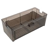 YARNOW Kasten Tropfbox Aquarium Wasser- Aufnahme Reiniger sauber groß Teichfilter wasseraufbereitung Aquarienfilter mit Abtropffunktion Aquarienbedarf Filterwerkzeug für Aquarien Abs Grey