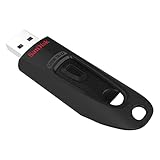 SanDisk Ultra USB 3.0 Flash-Laufwerk 256 GB (SecureAccess Software, Passwortschutz, Übertragungsgeschwindigkeit von bis zu 130 MB/s) Schwarz