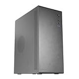 biomag Tacens NOVAX, Ultra-kompaktes Micro-ATX PC-Gehäuse, Ultra-Robustes Ganzmetall-Design, 1x 80mm Lüfter Hinten, Mini-Tower-Gehäuse mit Großer Interner Kapazität, Schwarz