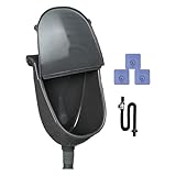 Generisch Wandmontiertes Urinal Mit Deckel,Spülbares Bad Urinal Mit Abdeckung | Spritzdichter Harnleiter mit Spülfunktion und Schlauch für Camping Garten