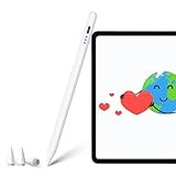 Stift für iPad (2018-2024) mit Hohe Präzision, Schnellladefunktion, Kompatibel mit iPad Pro 13''/12,9''/11'', iPad 10/9/8/7/6, iPad Mini 6/5, iPad Air 5/4/3, iPad Pro M4, iPad Air M2