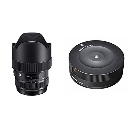 Sigma 14-24mm F2,8 DG HSM Art Objektiv für Nikon Objektivbajonett & Sigma USB-Dock für Canon Objektivbajonett