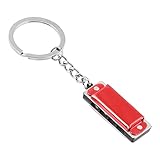 Mundharmonika-Schlüsselanhänger, speziell, 8 Töne, 4 Löcher, Harmonika-Schlüsselanhänger, Schlüsselhalter, Taschenanhänger, Musikalisch