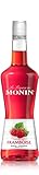 Monin Likör Himbeer (1 x 0,7l) - Fruchtiger Likör für Cocktails und Desserts - 18 Prozent vol. - Beerenaroma - für Bar und Gastronomie
