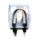 poolomio pH-Dosieranlage für Pools bis 65m³ | pH-Regler zur automatischen pH-Dosierung von Schwimmbecken | Komplettset inkl. peristaltischen Pumpe (1l/h), pH Elektrode, Schläuchen & Schellen