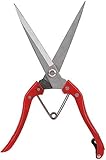 CYSFETENA 29cm Manuelle Rutschfeste Schafschere, Stahl schermaschinen für pferde, Multifunktions Sheep Shear mit Federn für Wolle, Leder, Garden, Gras, Küche, Huhn und Fisch