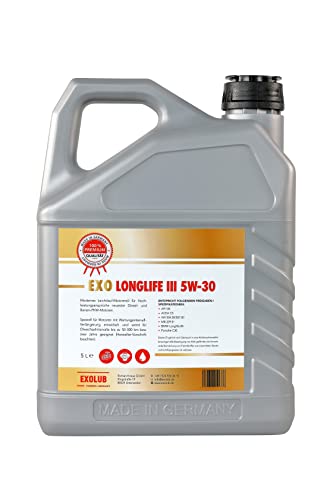 5 Liter EXO Longlife III 3 SAE 5W-30 Motoröl vollsynthetisch 5L
