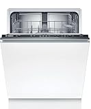 Bosch SMV24AX04E Serie 2 Einbaugeschirrspüler komplett versenkbar, InfoLight: LED-Anzeige Programmfortschritt, EcoDosage, AquaStop, Motor EcoSilence Drive, 60 cm