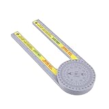 Holibanna Horizontales Quadrat Schmiege Winkelmesser Lineal Zur Winkelmessung Gehrungswinkelmesser Werkzeug Zur Messung Des Gehrungswinkels Lineal Winkelmesser Lineal Plastik