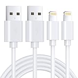 iPhone Ladekabel,Lightning Kabel [2Pack1M] iPhone Kabel [MFi-Zertifiziert ] USB A auf lightning kabel Für Apple iPhone 14 13 Pro Max Mini XS XR X 8 7 6 6s Plus 5 SE, iPad Air(Weiß)
