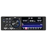 Rimoody 1 Din Autoradio Bluetooth-Freisprecheinrichtung, 4.1 Zoll HD IPS Autoradio Single Din mit Bildschirm mit Bluetooth FM/FLAC/USB-Aufladung/AUX/TF/U-Disk Lenkradsteuerung Rückfahrkamera