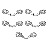 FTVOGUE 5 Mm Edelstahl-Deckschleifengurtpolster-Binde-Kit für Kajak-Kanu-Takeling-5pcs für Boote, Bimini-Oberteil und Marine-Hardware