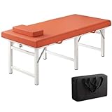 Tragbare professionelle Massageliege mit verstärktem Rahmen aus Karbonstahl, 6 Beine Design für Stabilität, zusammenklappbar für einfache Lagerung, ideal für Tattoo- und Wimperndienste