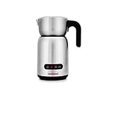 Gastroback #42359 Design Milk and Chocolate Advanced, Induktion-Milchaufschäumer, elektrisch, 650 Watt, 1 Liter Milchschaum, schwarz/Silver