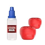 Novokill Fruchtfliegenfalle 2X Fallen + 30ml Lockstoff – Wiederverwendbare Fallen – 50 Tage Wirkung – Obstfliegenfalle für Küche – Effektiv Fruchtfliegen bekämpfen