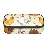 DDSFvbv Federmäppchen 'Brood of Chickens' – Studenten- und Bürobedarf – Aufbewahrungstasche für Gegenstände – Make-up-Tasche – große Schreibwarentasche, Schwarz , Einheitsgröße, Taschen-Organizer