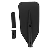 ibasenice 1 Satz Board-Paddel Ersatz Paddelboot paddeln Zubehör einstellbar abnehmbar Paddle stechpaddel Paddelblatt Boot paddel Boot ausziehbares Paddel Teleskop Paddel für Kajaks PVC Black