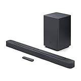 JBL Bar 2.1 Deep Bass MK2 – 2.1-Kanal-Soundbar mit kabellosem Subwoofer für Heimkino Sound-System – Schlankes und kompaktes Design mit JBL Surround Sound – Schwarz