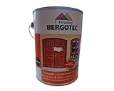 Höveling BERGOTEC Kompakt Holzlasur, Palisander, 2,5 L, UV-Filter, Innen und Außen, Tropffrei