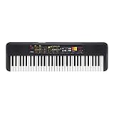 Yamaha PSR-F52 Digital Keyboard, schwarz – Kompaktes digitales Keyboard für Einsteiger mit 61 Tasten, 144 Instrumentenklängen und 158 Begleit-Styles