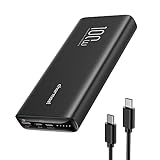 Charmast Powerbank 100W 20000mAh Power Bank USB C Externer Akku PD QC Schnellladung Tragbares Ladegerät kompatibel mit Laptop MacBook Pro,Dell XPS,Lenovo,Surface Go iPad iPhone und mehr