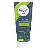 Veet Men Haarentfernungscreme für Oberkörper & Beine - Enthaarungscreme für Männer, Haarentfernung in 5-10 Minuten - 100 ml Tube & Spatel
