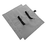 TOYANDONA 2 Stück Outdoor Sandsäcke für Zeltbefestigung Wetterfeste Oxford Beschwerungstaschen mit Schnellverschlüssen Multifunktional für Pavillon Sonnenschirm Camping und Strand
