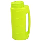 GranvooHandstreuer, Hand-Düngerstreuer Handstreuer Shaker Dünger, Dicker Kunststoff-Hand-Grassamenstreuer, 2L Garten Saatgutverteiler, Samenspender für Samen, Schnee- und Eisschmelze, Salz (GREEN)