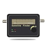 Satellitenfinder, Digital LCD Satfinder Satellite Finder Ausrichtungssignalzählerrezeptor for Teller Fernseher LNB Direc Digital Signal SAT Finder für flexiblen Einsatz(9502,Only Device)