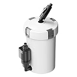 SunSun HW-603B Aquarium Außenfilter 400 L/h mit 3 Filterschwämmen und 1 Filtervlies, Filtermedien, Filterpumpe