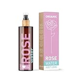 JUST LOVE BIO Rosenwasser 100% Naturrein 250 ml, ohne Zusätze, Rosenwasser alkoholfrei, frei von künstlichen Rosendüften, Gesichtswasser, Toner Gesicht, Rosenwasser Spray, Rosenhydrolat Bio.