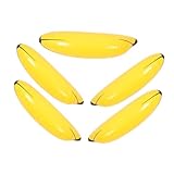 KONTONTY Aufblasbare Banane Schwimm Banana Spielzeug Pool Float Aufblasbare Schwimm Banana Decor 5 Stücke